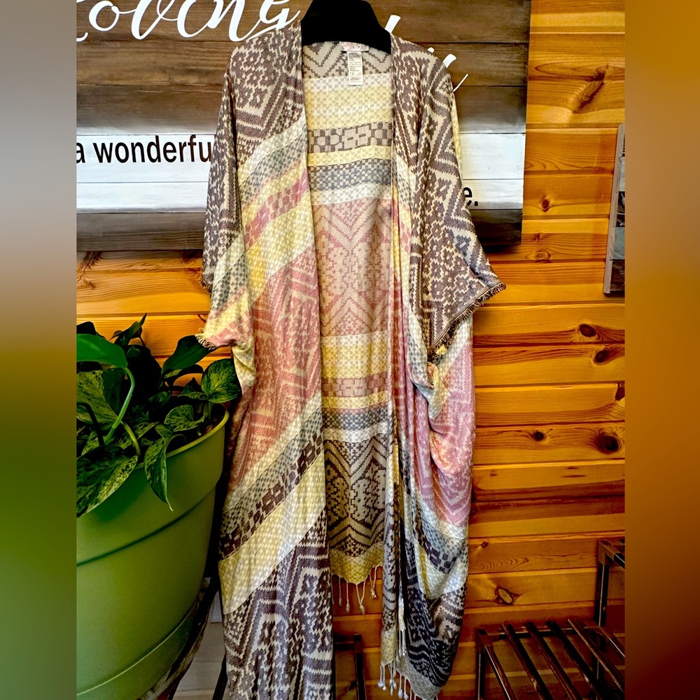 Free people floor length Duster